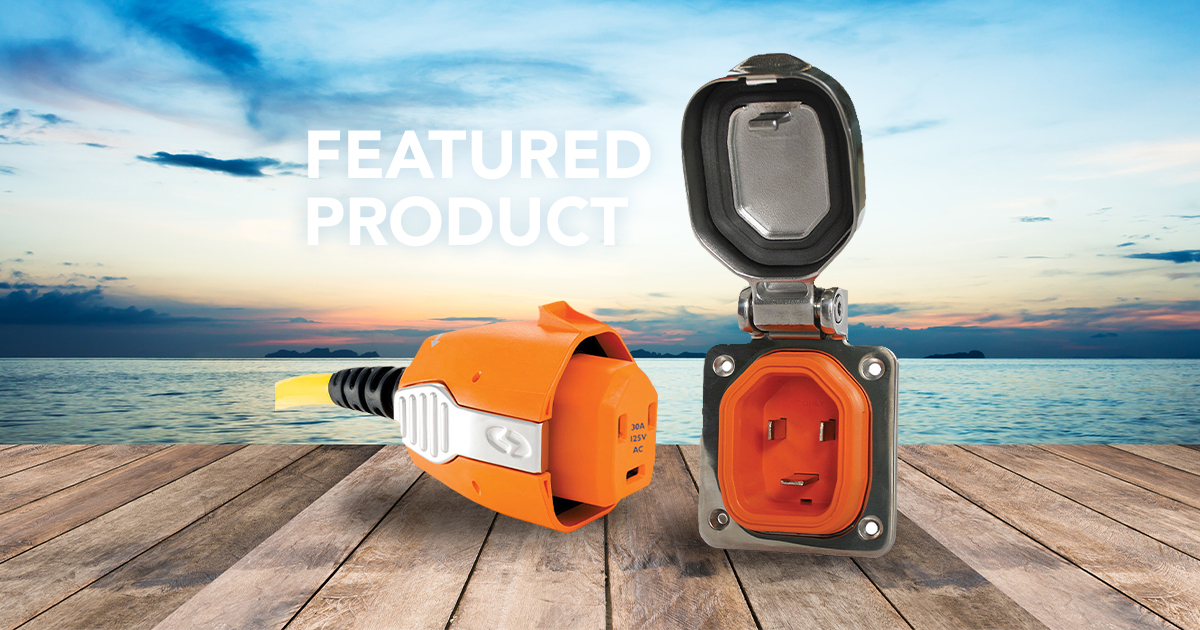 boat dock with smartplug