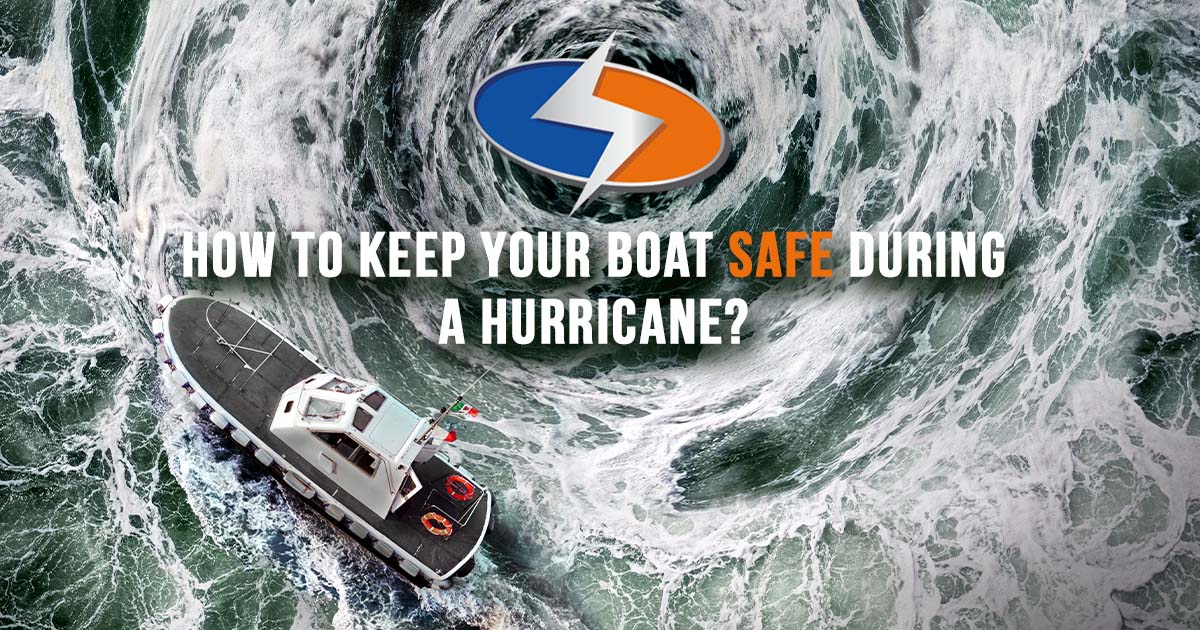 hurricane and boat