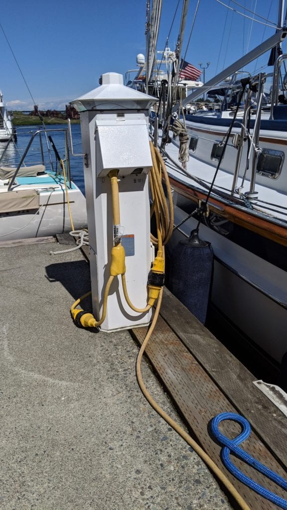 sailboat power outlets