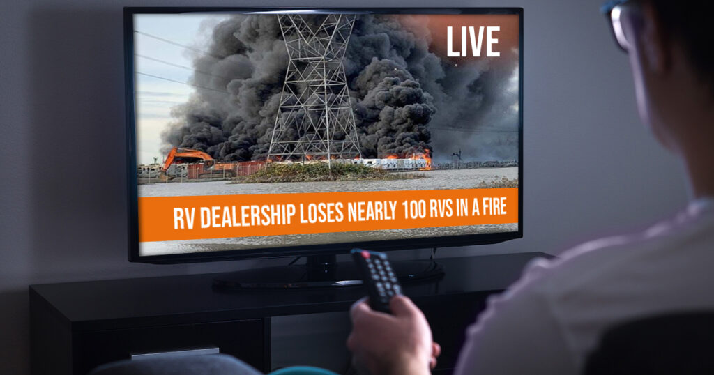 RV Dealership Loses Nearly 100 RVs in Fire