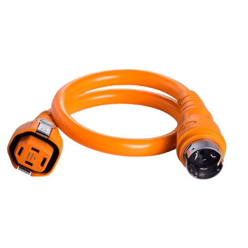 50A FEMALE CONNECTOR TO 50A MALE 4FT TWIST-TYPE CONNECTOR